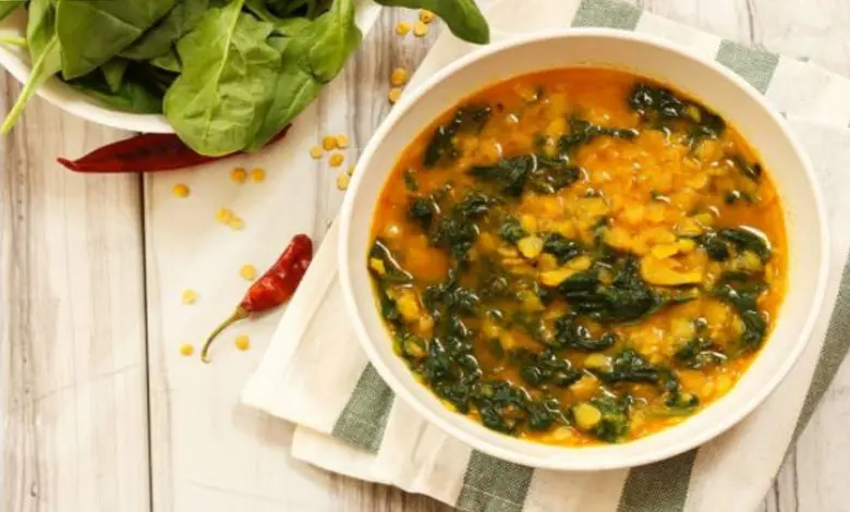 lentil spinach soup