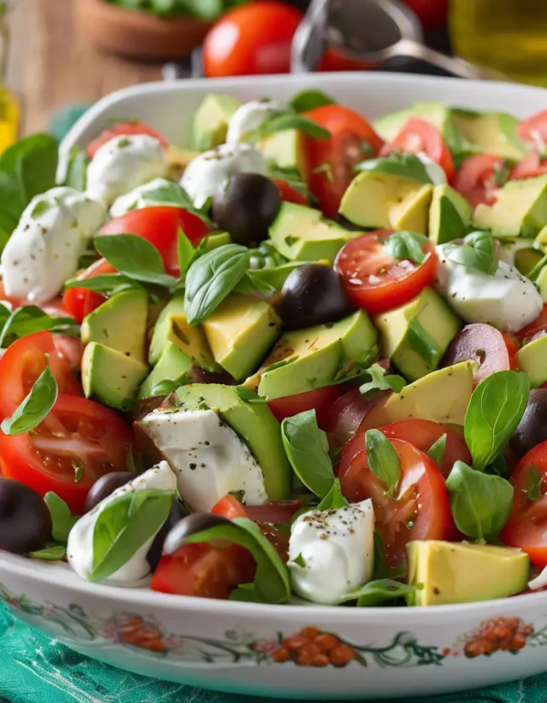 Caprese Avocado Salad