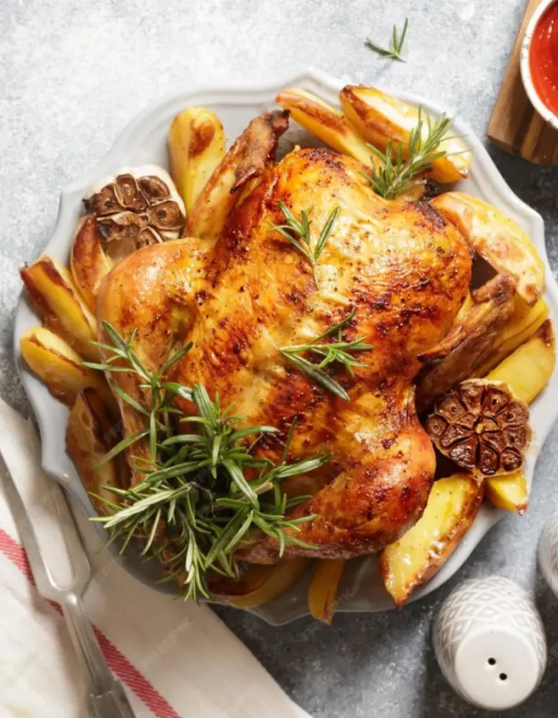 Sriracha and mayonnaise roast chicken Recipe