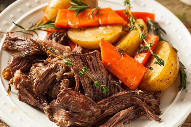 the perfect slow cooker pot roast⁠