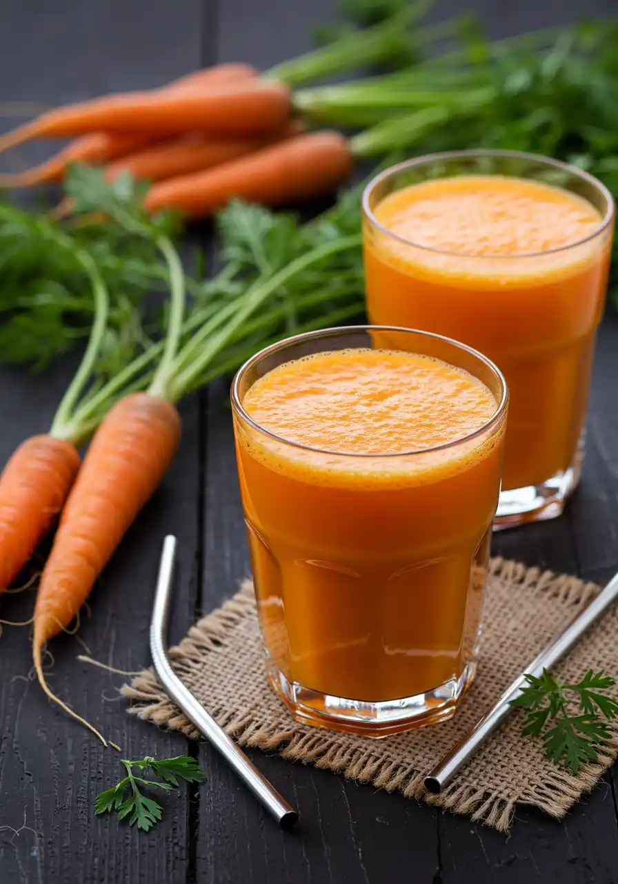 Carrot and Leafy Green Smoothie