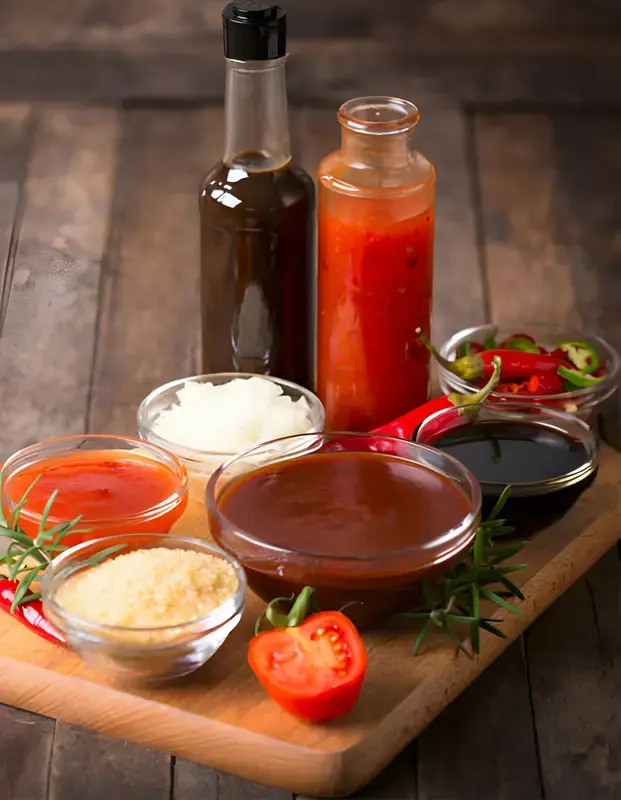 What is spicy tuna sauce made of