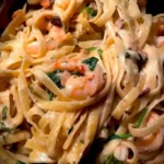 One-Pot Shrimp and Spinach Pasta
