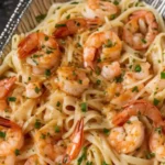 Copycat Cheesecake Factory Shrimp Scampi Linguine