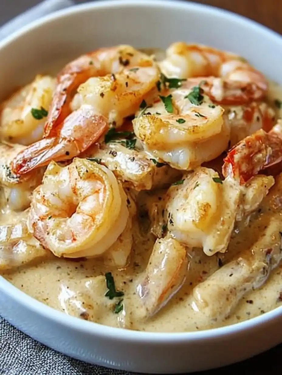 Easy Creamy Garlic Shrimp (15-Minutes)