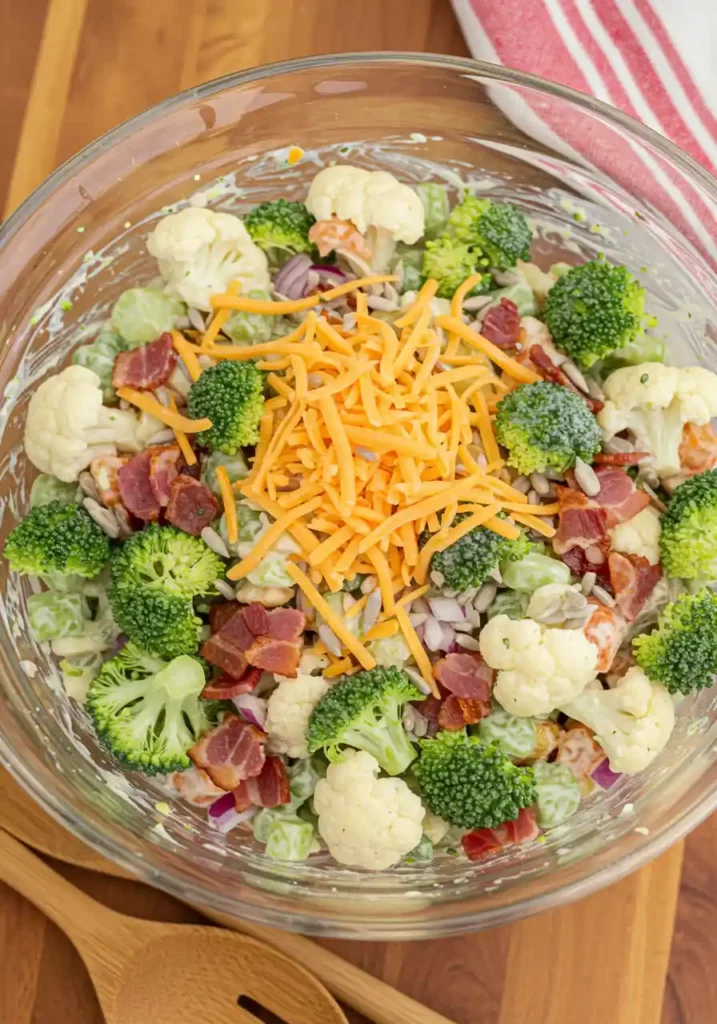 broccoli cauliflower salad recipe