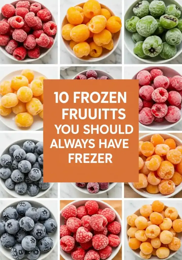 10 Frozen Fruits You Should Always Have in Your Freezer