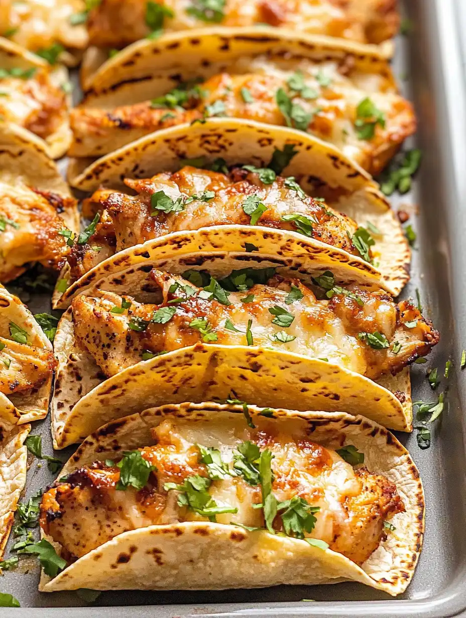 Mini Baked Chicken Tacos
