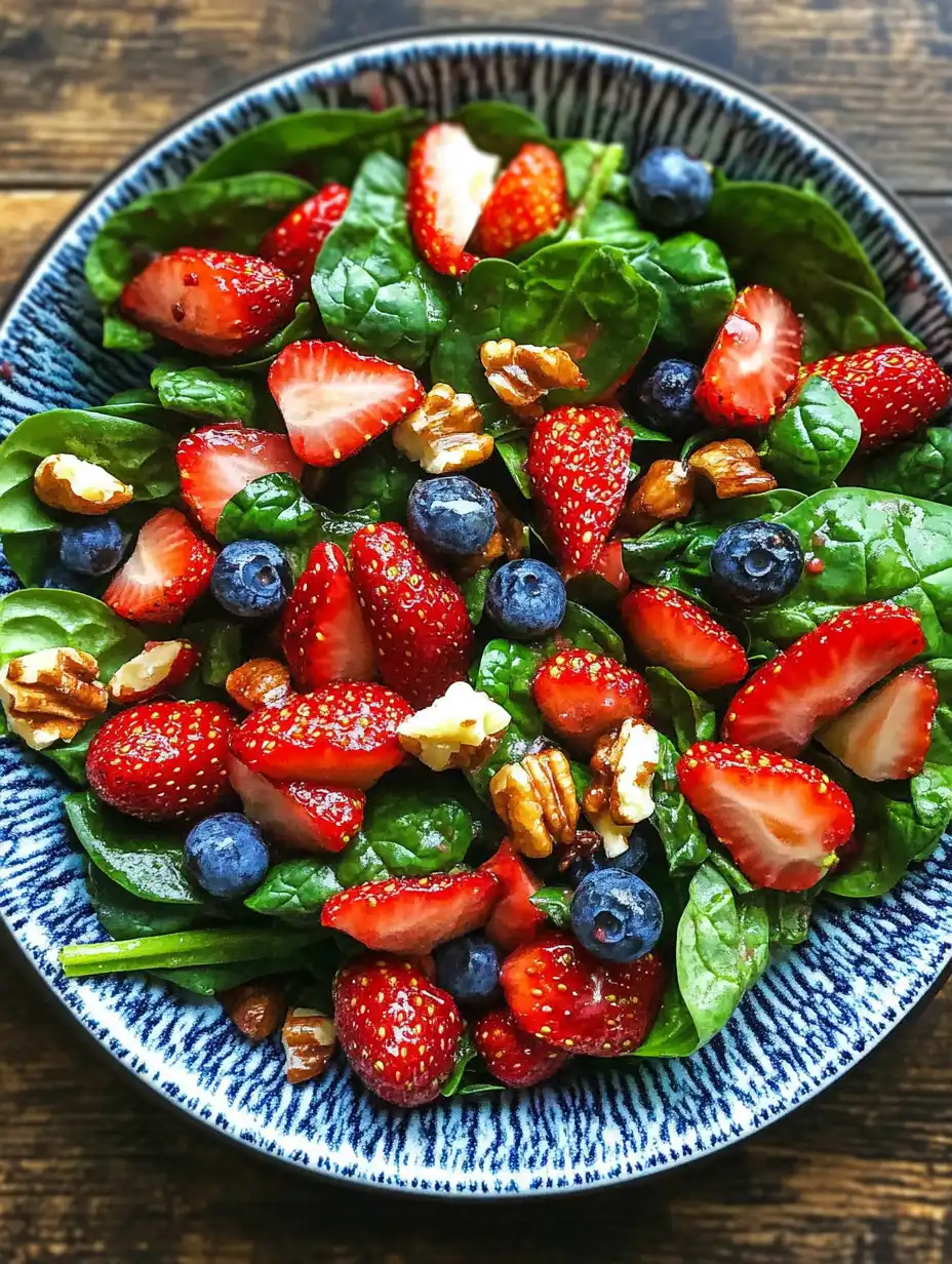 Strawberry Spinach Salad