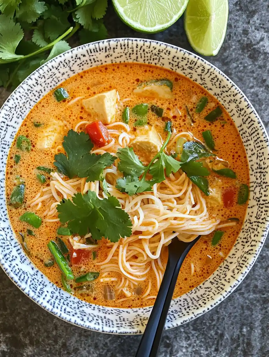 Thai Red Curry Noodle Soup
