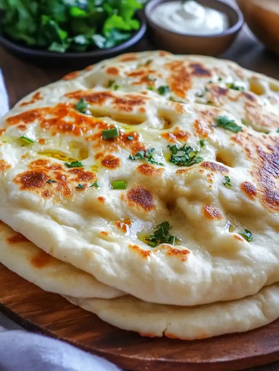 Yogurt Flatbreads. A quick easy recipe with 2 basic ingredients