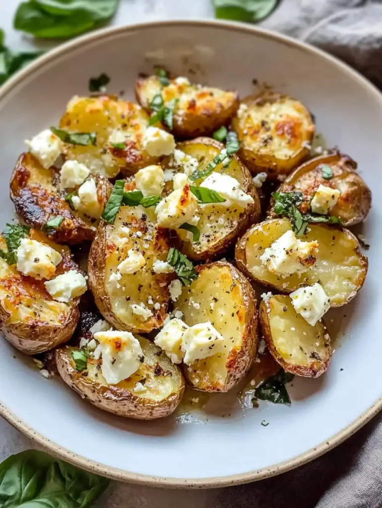 Baked Feta Potatoes