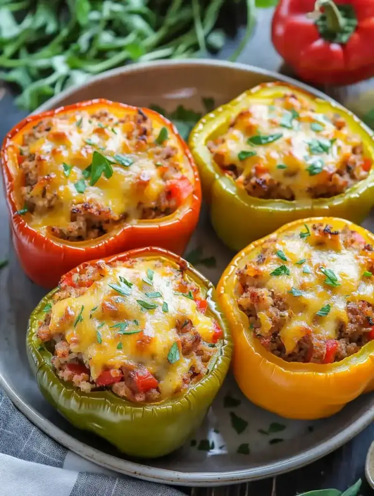 Easy Stuffed Bell Peppers