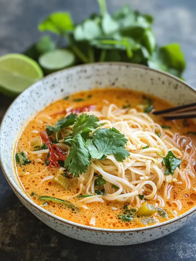 Thai Red Curry Noodle Soup