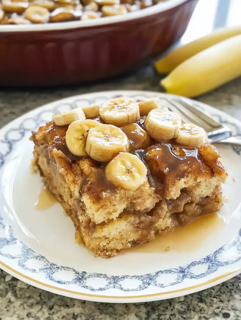 Bananas Foster French Toast Casserole