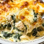 Chicken and Spinach Casserole with Cream Cheese