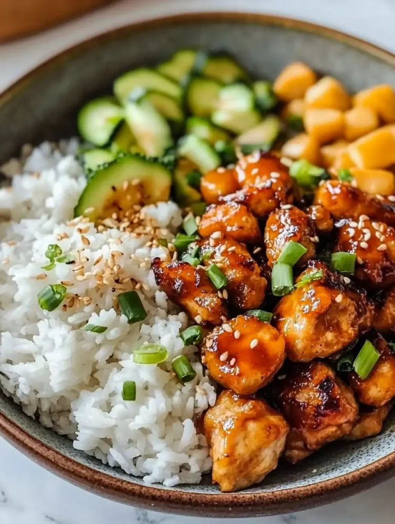 Hot Honey Chicken Bowls