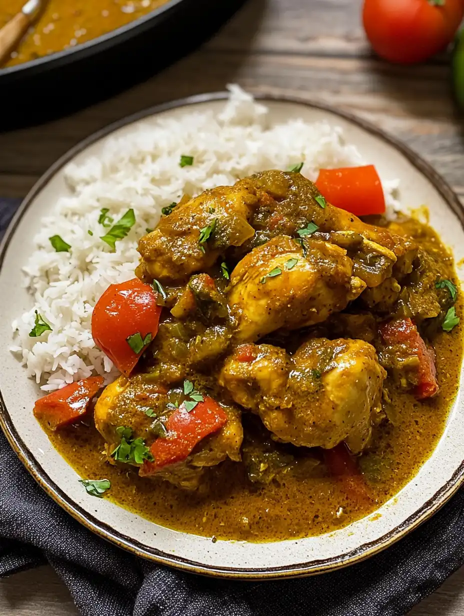 Authentic Jamaican Curry Chicken