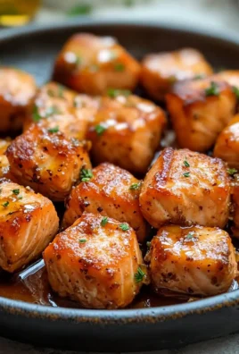 Hot Honey Salmon Bites