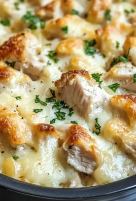 Keto Chicken Alfredo Casserole