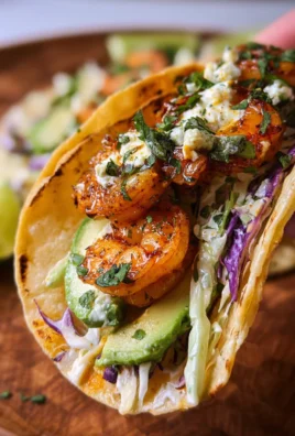 Cilantro Lime Shrimp Tacos with Creamy Slaw
