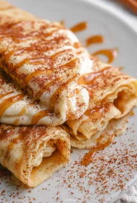 Cinnamon Roll Protein Crepes