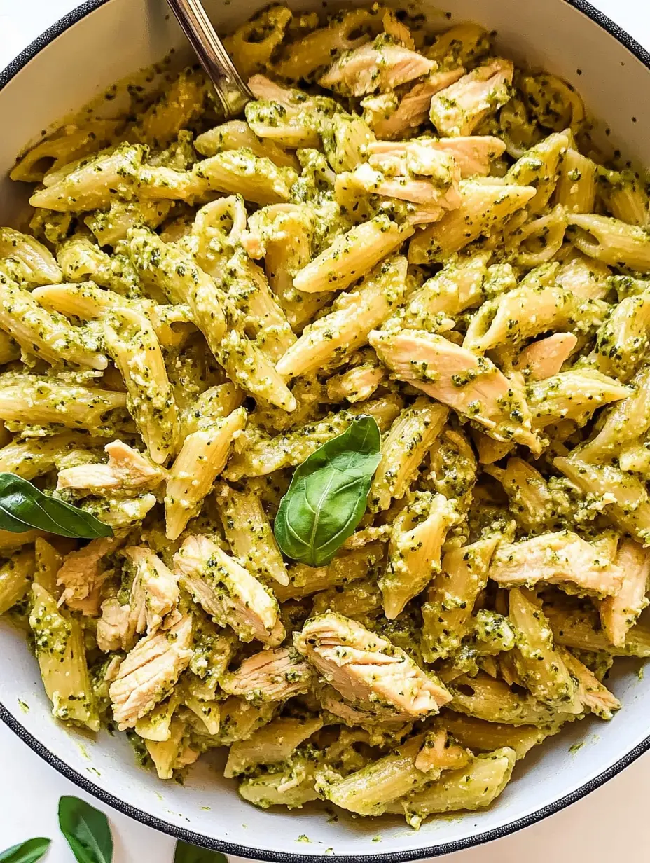 Creamy Chicken Pesto Pasta: A Quick and Flavorful Dinner Recipe
