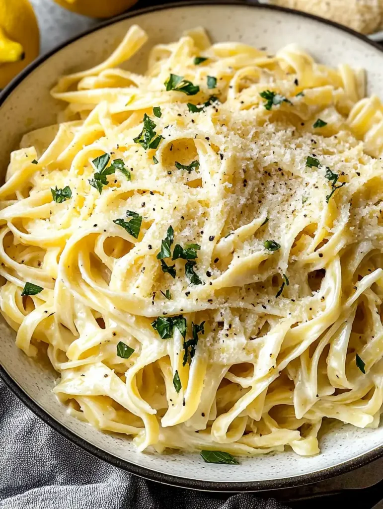 Creamy Lemon Pasta Recipe