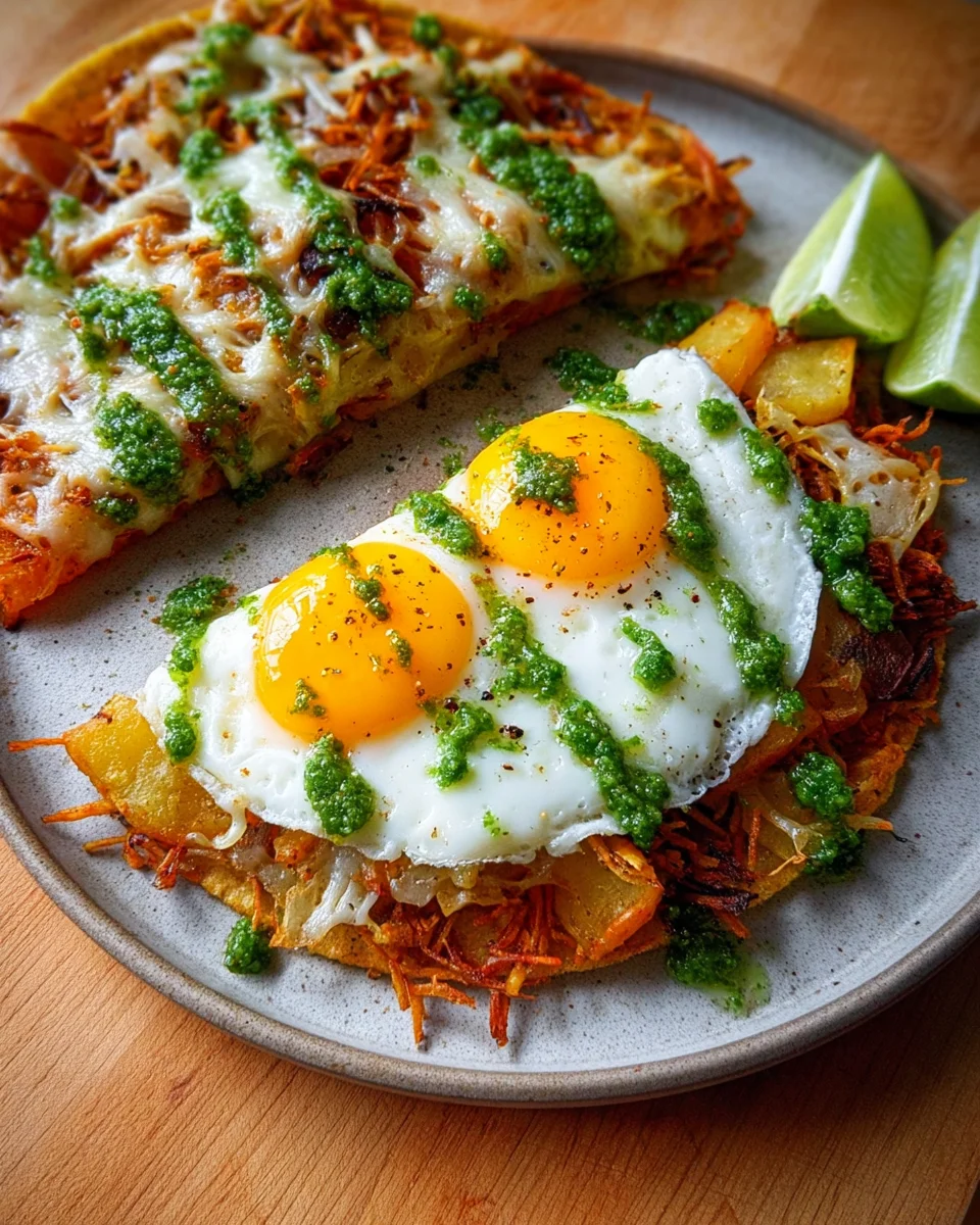 Crispy Potato, Egg & Cheese Taco