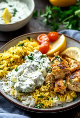 Dump-and-Bake Chicken Tzatziki and Rice