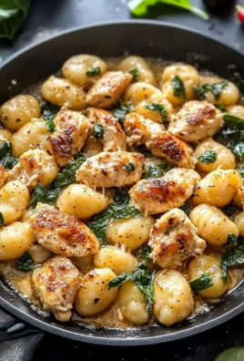 Garlic Chicken Gnocchi Skillet