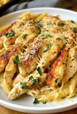 Garlic Parmesan Chicken and Pasta