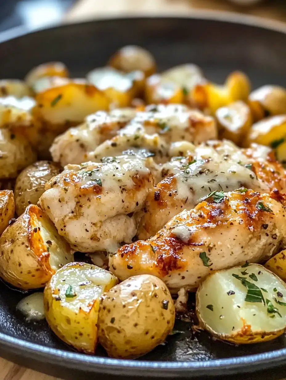 Garlic Parmesan Chicken and Potatoes