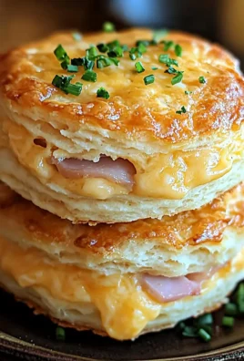 Ham and Cheese Butter Swim Biscuits