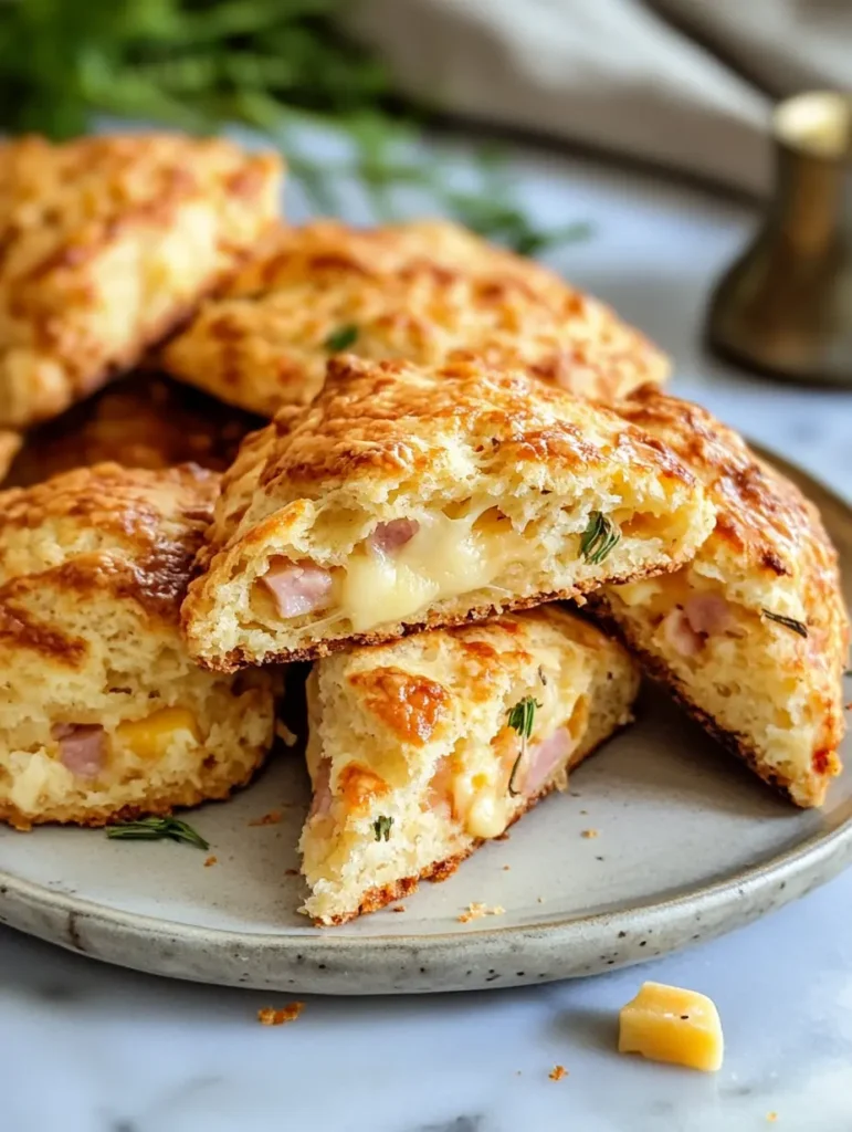 Ham and Cheese Scones