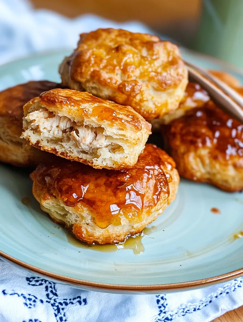 Hot Honey Chicken Biscuits