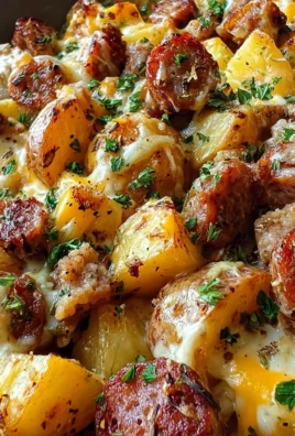 One-Pan Cheesy Ranch Potatoes and Sausage