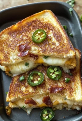 Roasted Jalapeño Popper Grilled Cheese