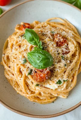 Roasted Tomato and Garlic Ricotta Pasta
