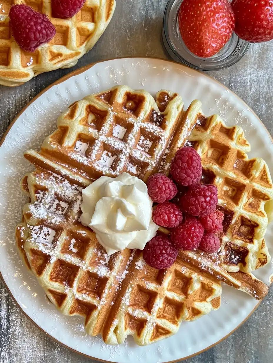 Sourdough Discard Waffles Recipe