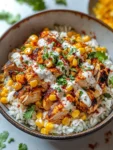 Street Corn Chicken Rice Bowl Recipe