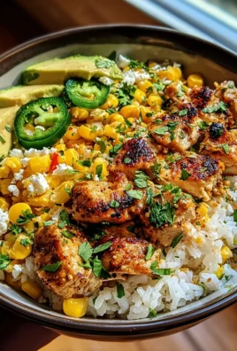 Street Corn Chicken Rice Bowl