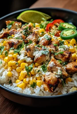 Street Corn Chicken Rice Bowl