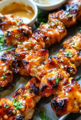 Bang Bang Chicken Skewers
