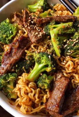 Beef and Broccoli Ramen Stir Fry