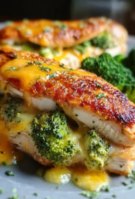Broccoli Cheddar Stuffed Chicken Breasts