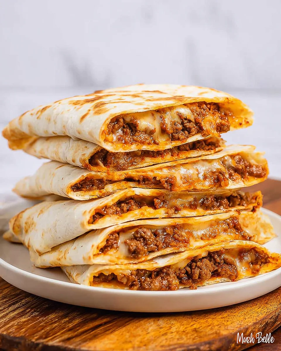Cheese Beef Quesadilla