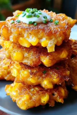 Cheesy Corn Fritters