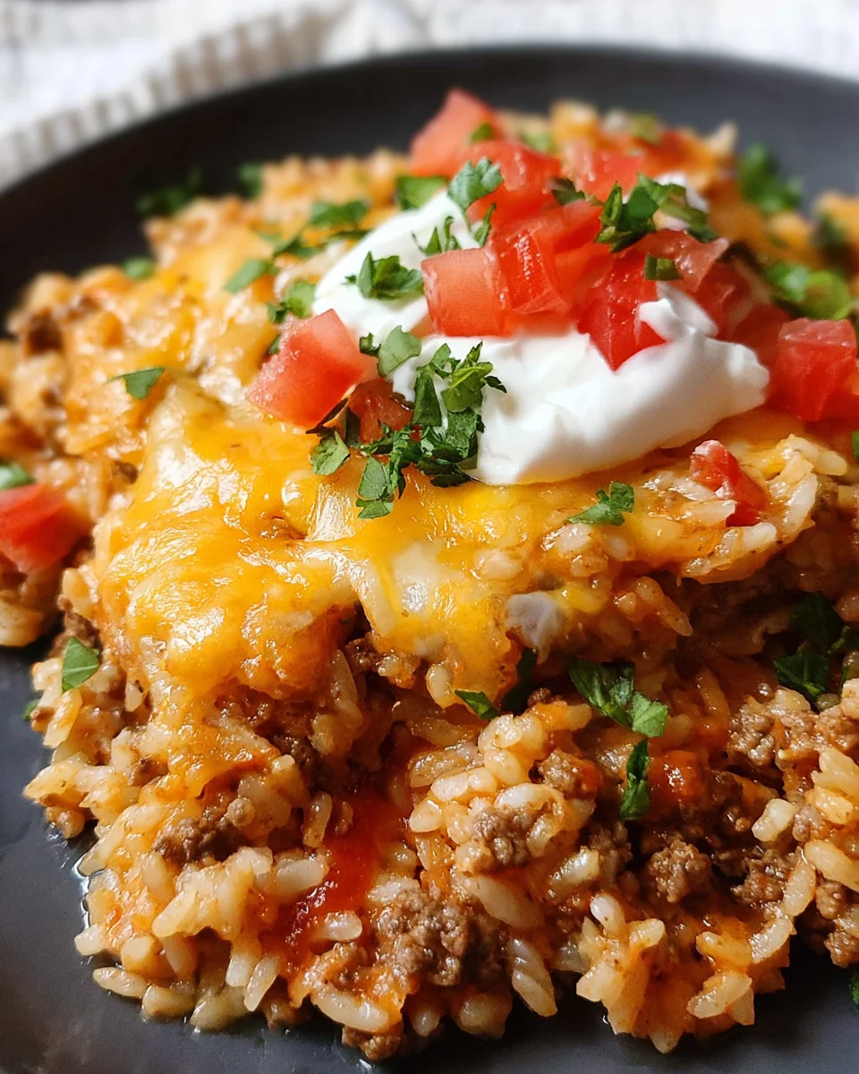 Cheesy Taco Rice Recipe