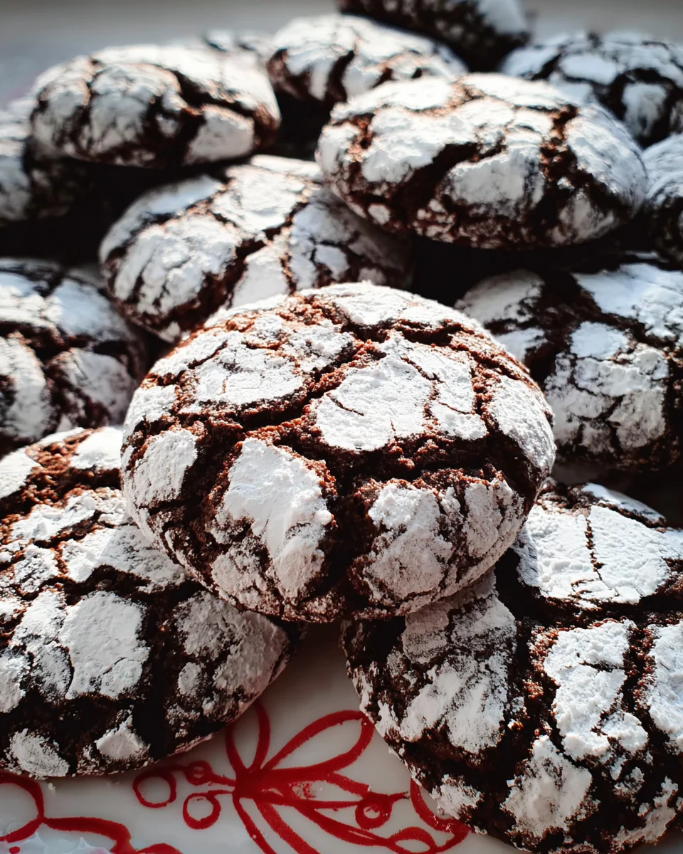 Chocolate Crinkle Cookie Recipe